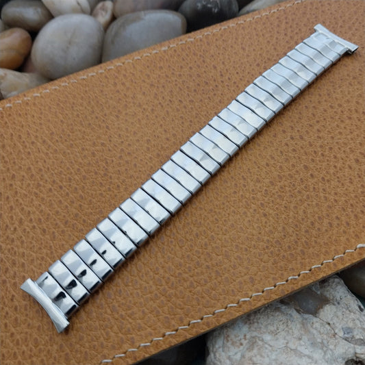 1950s Stainless Steel Expansion Vintage Watch Band 16mm 18mm 19mm Foster USA