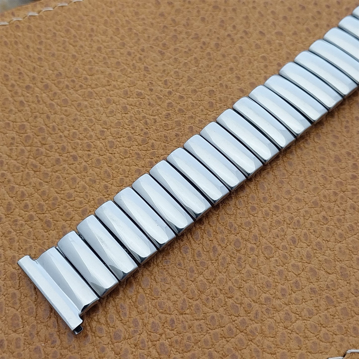 3/4" Stainless Steel Expansion Old-Stock Foster USA 1960s Vintage Watch Band