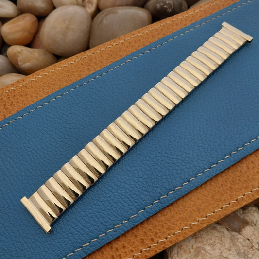 3/4" Foster USA 1950s Vintage Watch Band 10k Gold-Filled Expansion nos Old-Stock