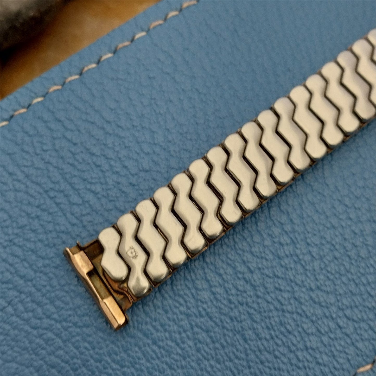 5/8" 10k Rose Gold-Filled Expansion nos 1950s Vintage Watch Band 13mm 14mm 16mm