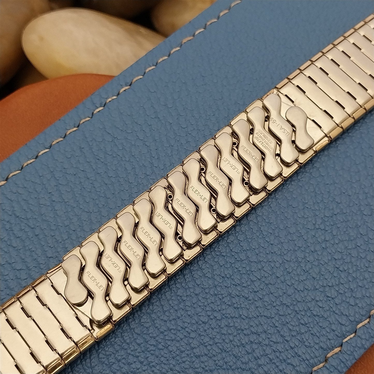 17.2mm 1959 Flex-Let 10k Yellow Gold-Filled nos Classic Vintage Watch Band