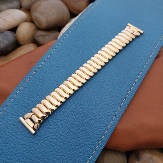 5/8" Gemex USA 12k Gold-Filled Expansion nos Classic 1950s Vintage Watch Band