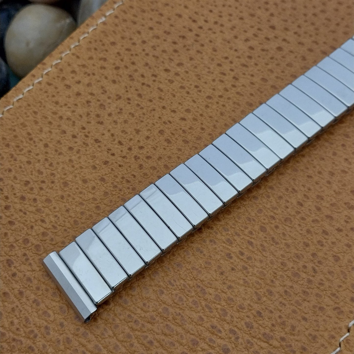 17.2mm 11/16" Duchess USA Stainless Steel Expansion nos 1950s Vintage Watch Band
