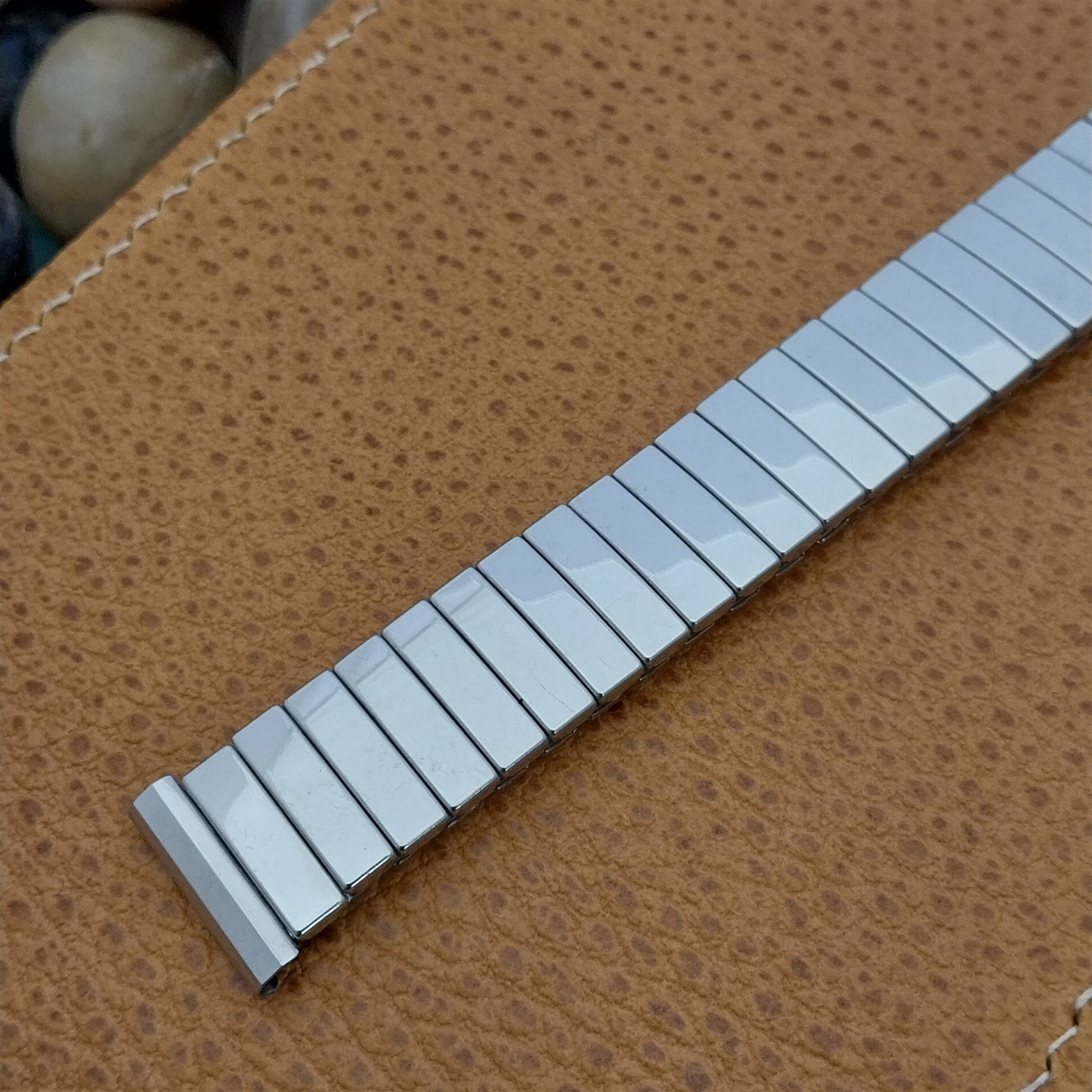 17.2mm 11/16" Duchess USA Stainless Steel Expansion nos 1950s Vintage Watch Band