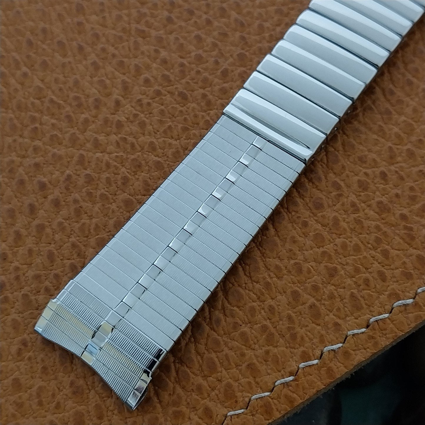 18mm 11/16" Stainless Steel JB Champion USA Unused nos 1960s Vintage Watch Band