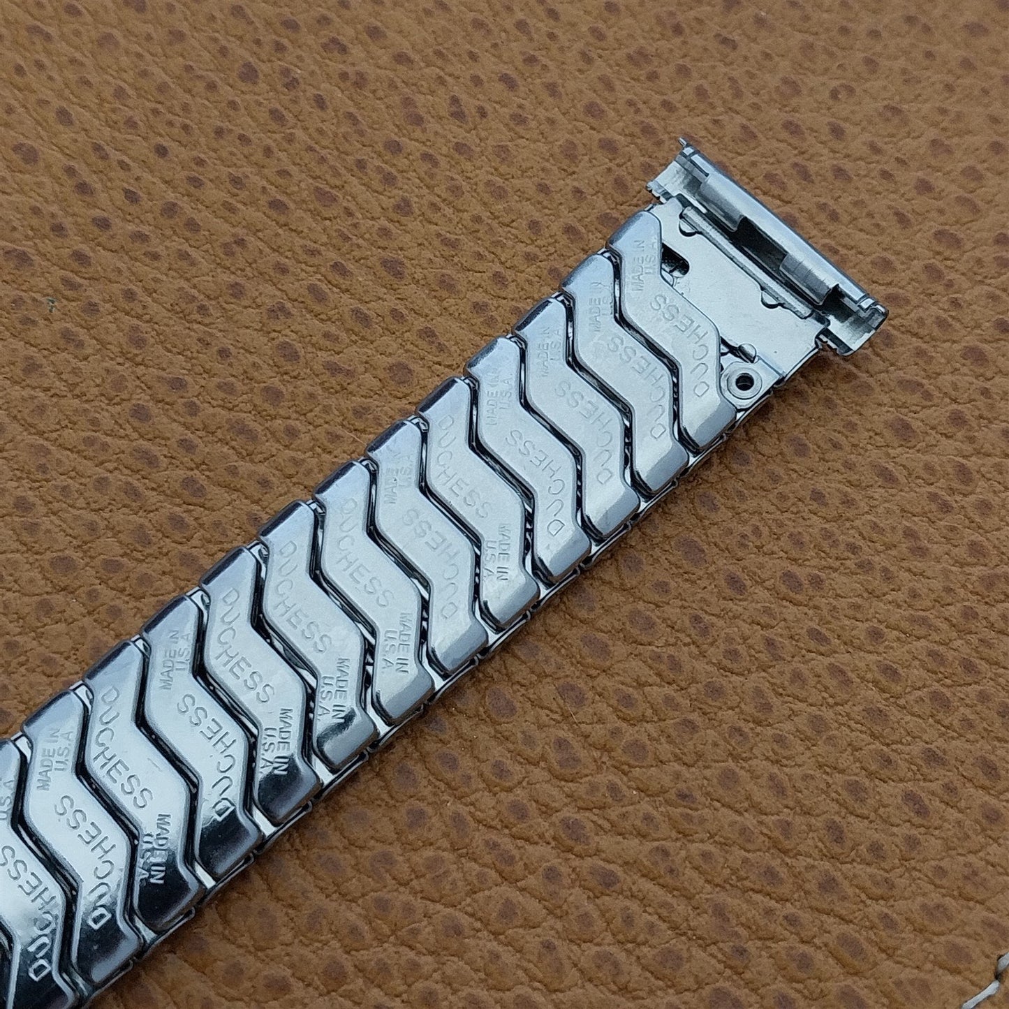 Vintage 19mm 18mm 16mm 1950s Duchess USA Watch Band Stainless Steel Expansion