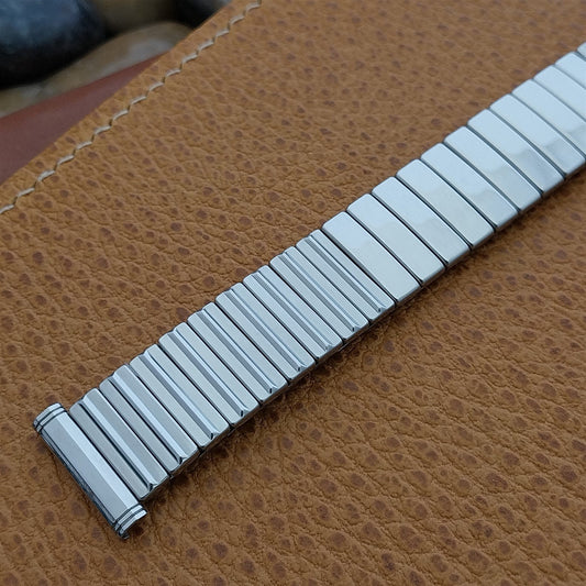 Vintage Watch Band 3/4" 1950s Duchess USA Stainless Steel Old-Stock Expansion