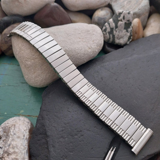 19mm 18mm 16mm Stainless Steel Expansion Duchess Unused 1960s Vintage Watch Band
