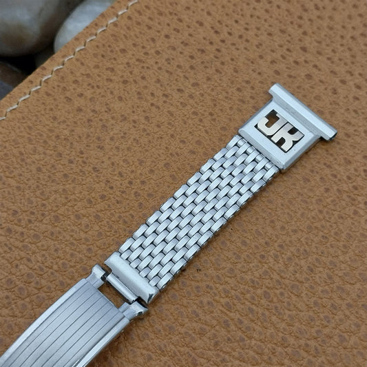 19mm 18mm White Gold-Filled Mesh Your Signet Kreisler 1950s Vintage Watch Band