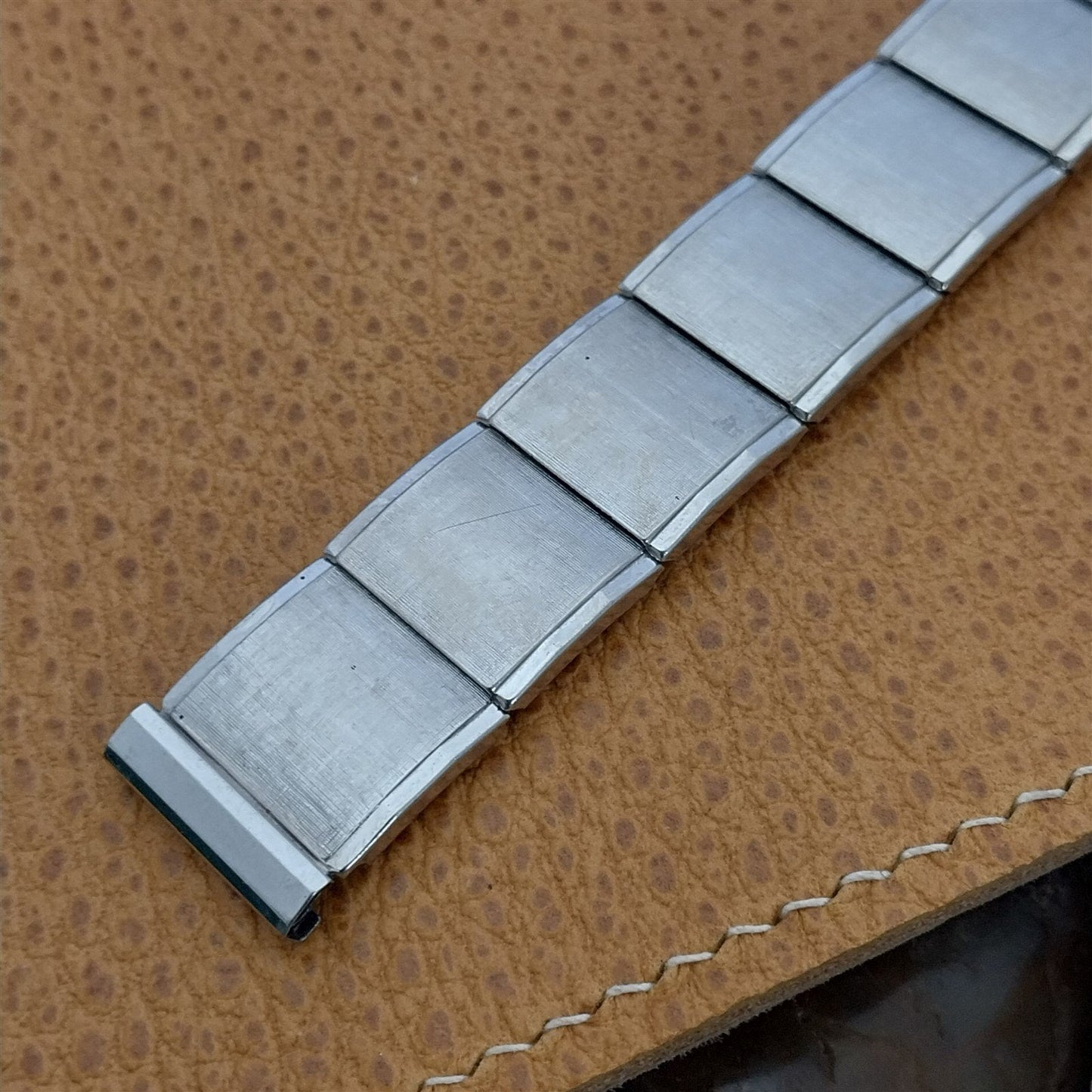 11/16" 1959 White Gold-Filled Classic Flex-Let USA Made nos Vintage Watch Band