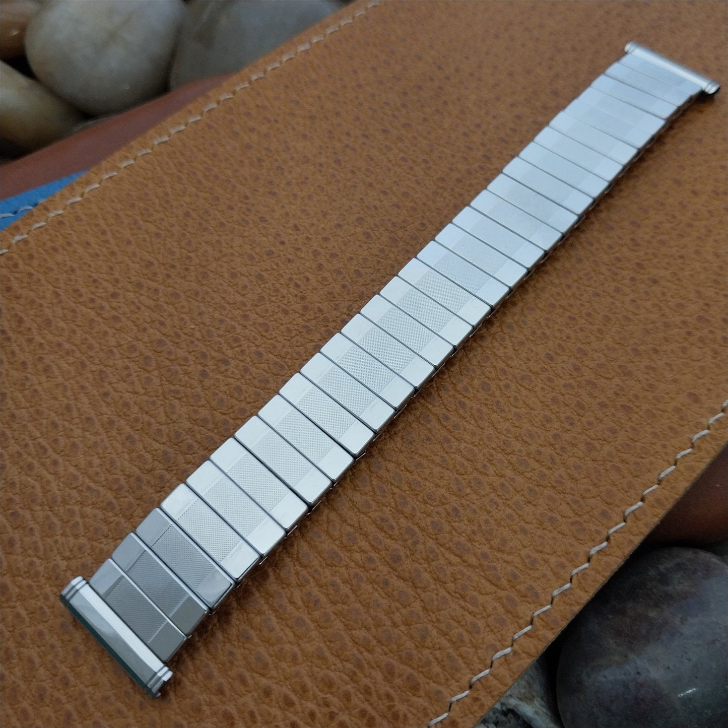 1950s Duchess USA Stainless Steel nos 19mm 18mm Expansion Vintage Watch Band