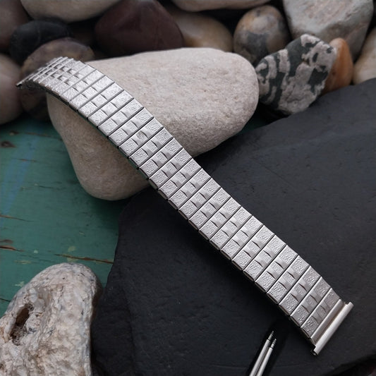19mm 18mm Stainless Steel 1960s Japan Expansion Unused nos Vintage Watch Band