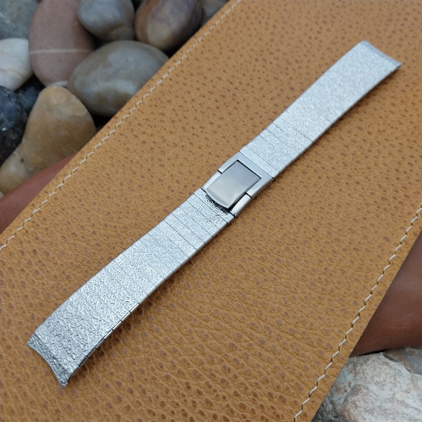 17.2mm Kreisler Stelux Stainless Steel Unused Classic 1960s Vintage Watch Band