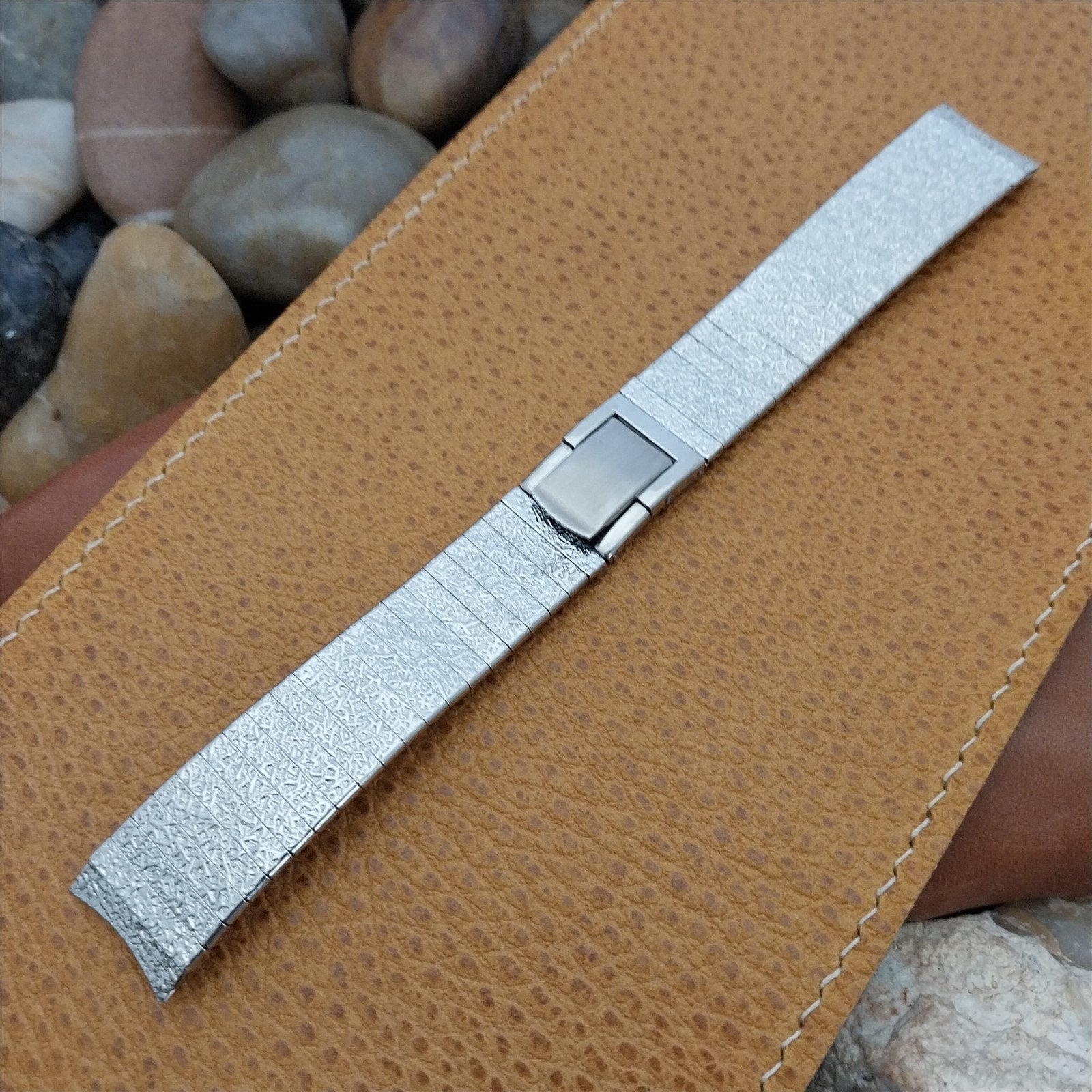 17.2mm Kreisler Stelux Stainless Steel Unused Classic 1960s Vintage Watch Band