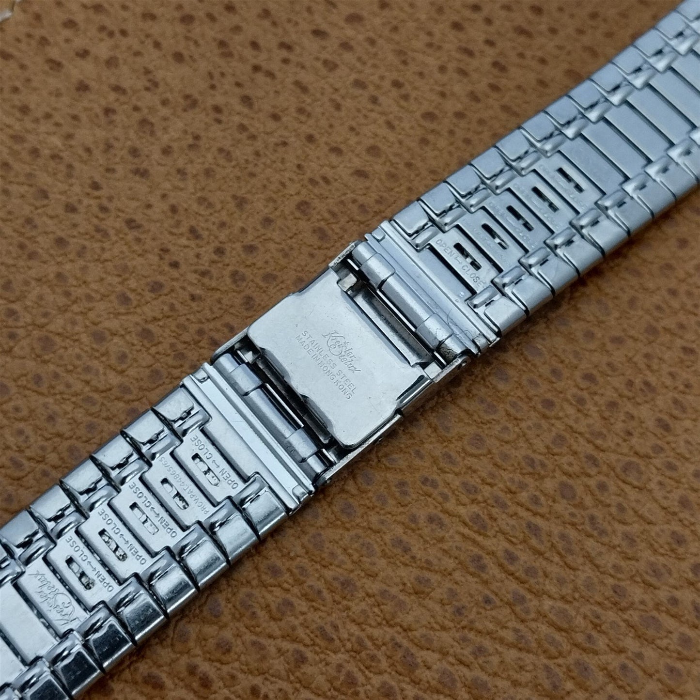 17.2mm Kreisler Stelux Stainless Steel Unused Classic 1960s Vintage Watch Band