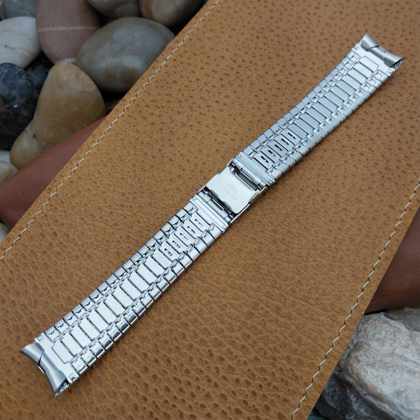17.2mm Kreisler Stelux Stainless Steel Unused Classic 1960s Vintage Watch Band