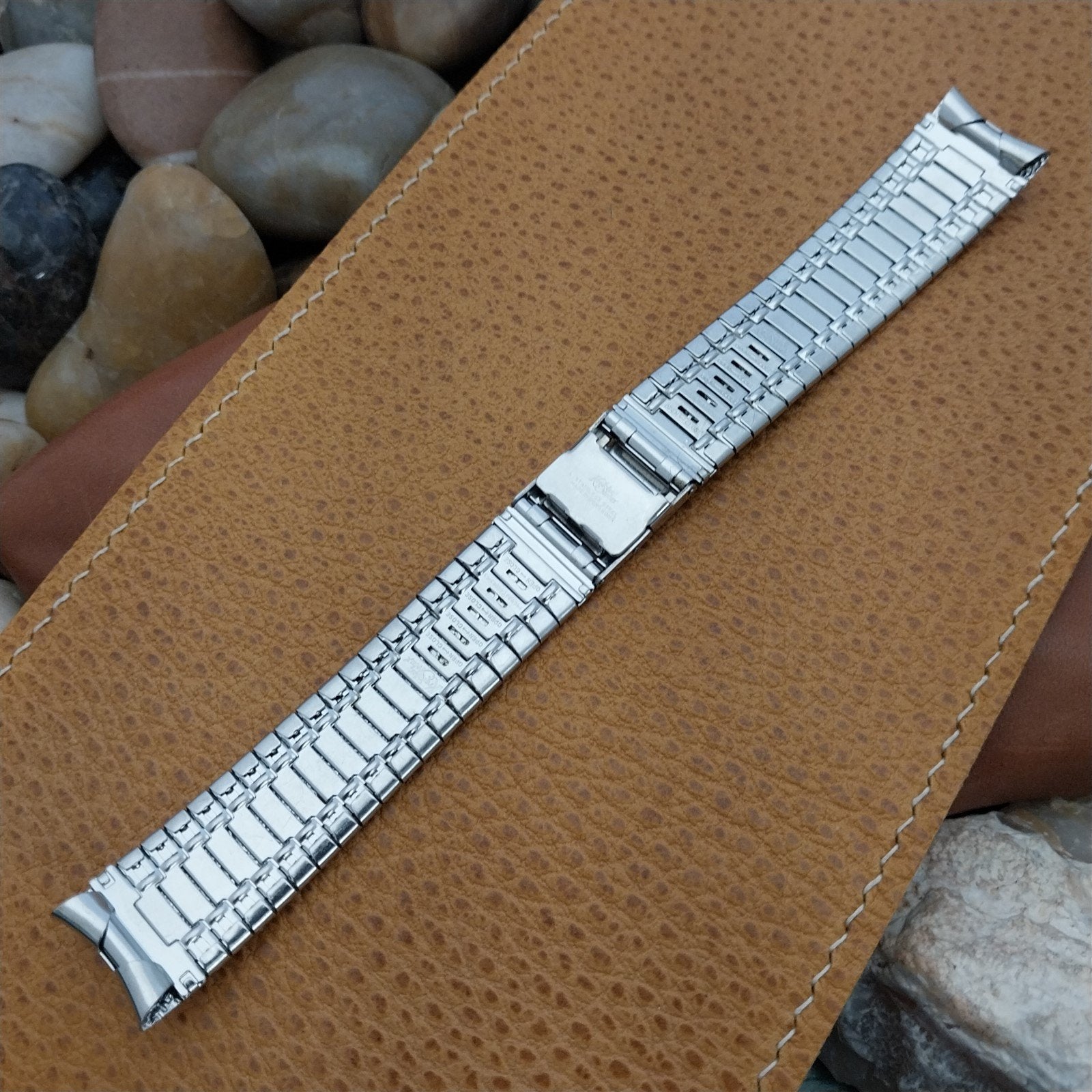 17.2mm Kreisler Stelux Stainless Steel Unused Classic 1960s Vintage Watch Band