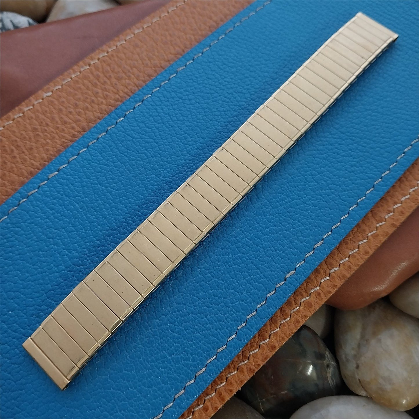 5/8" Vintage Speidel Gold-Tone Stretch Expansion Unused nos Classic Watch Band