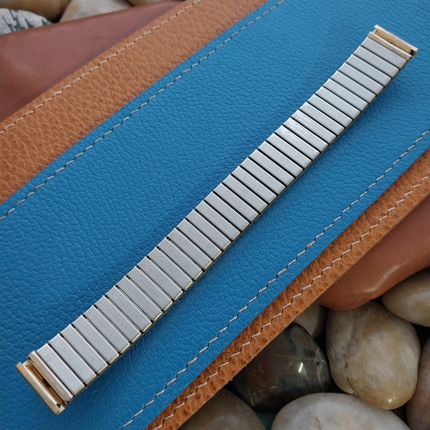 5/8" Vintage Speidel Gold-Tone Stretch Expansion Unused nos Classic Watch Band