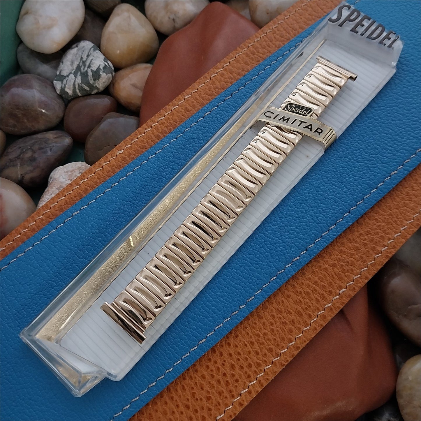 1958 10k Yellow Gold-Filled Speidel Scimitar Unused MCM 50s Vintage Watch Band