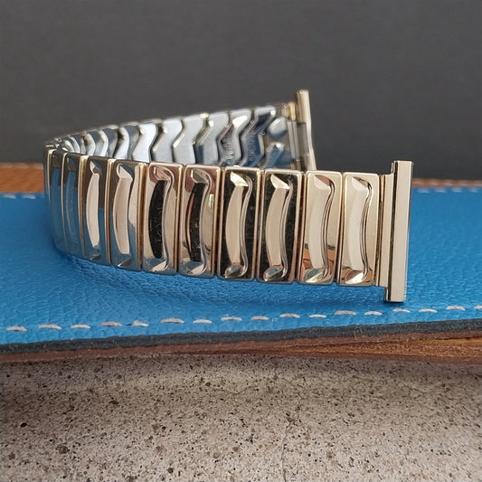 1958 10k Yellow Gold-Filled Speidel Scimitar Unused MCM 50s Vintage Watch Band