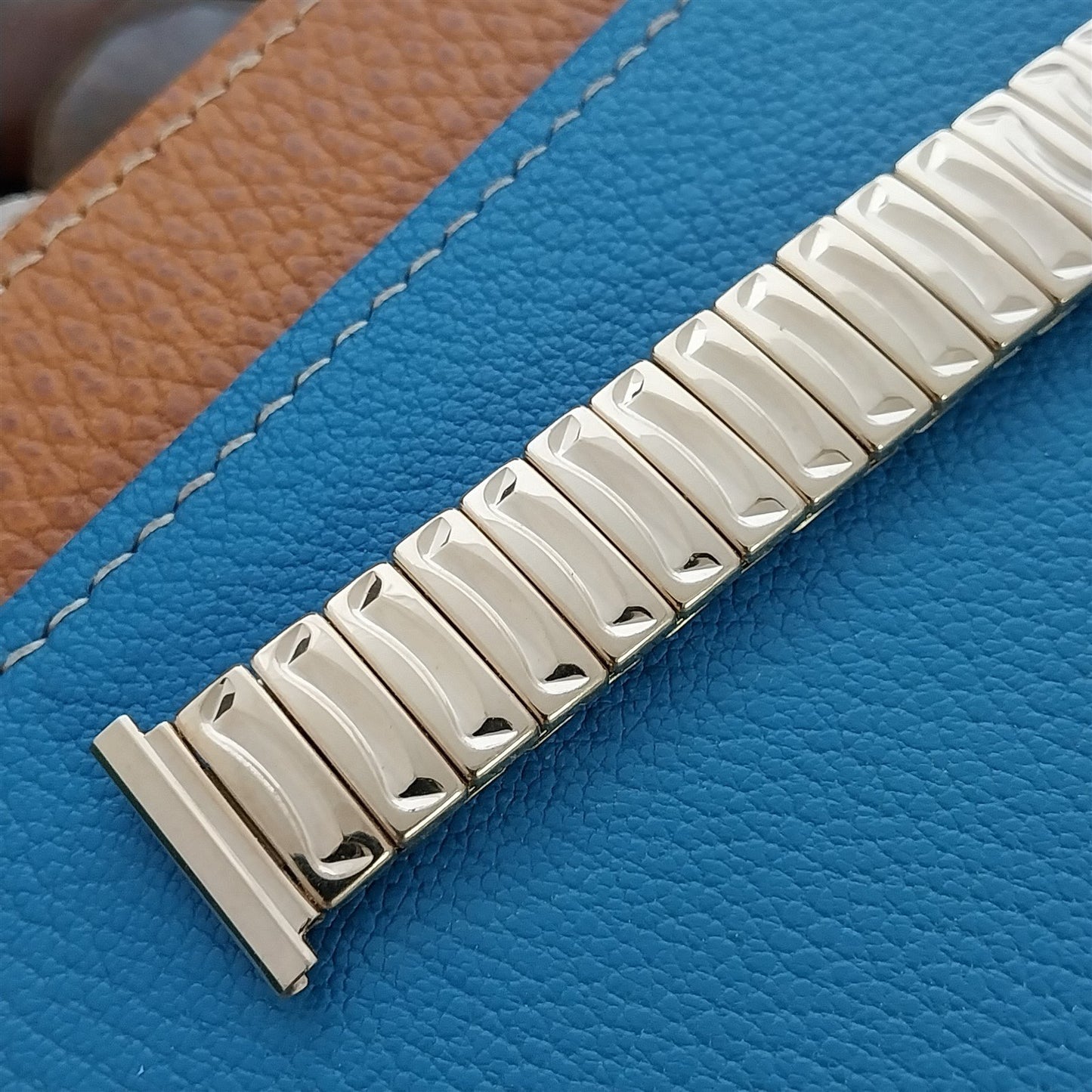 1958 10k Yellow Gold-Filled Speidel Scimitar Unused MCM 50s Vintage Watch Band