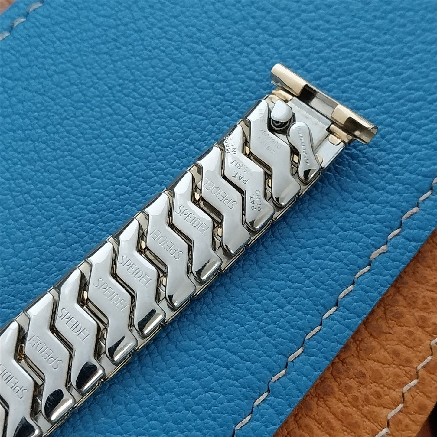 1958 10k Yellow Gold-Filled Speidel Scimitar Unused MCM 50s Vintage Watch Band