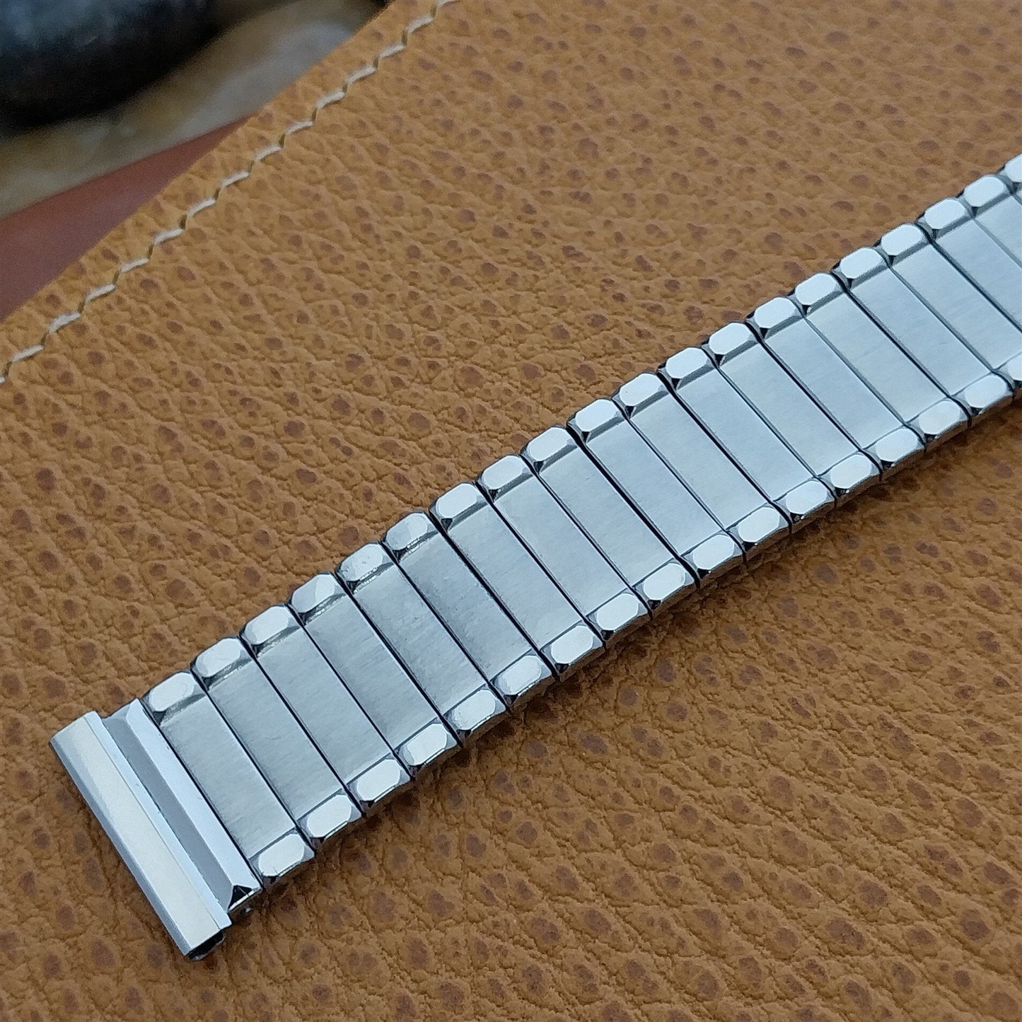 18mm 19mm 1950s Stainless Steel Gemex Classic Unused nos Vintage Watch Band