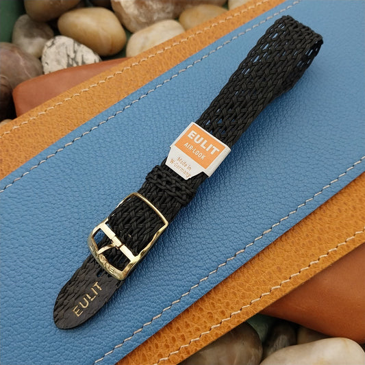 16mm Perlon Eulit Air-Look Vintage Single Pass Unused Classic 1960s Watch Band