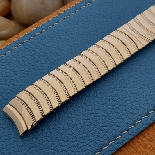 5/8" Classic 1950s Kreisler USA 10k Gold-Filled Expansion nos Vintage Watch Band