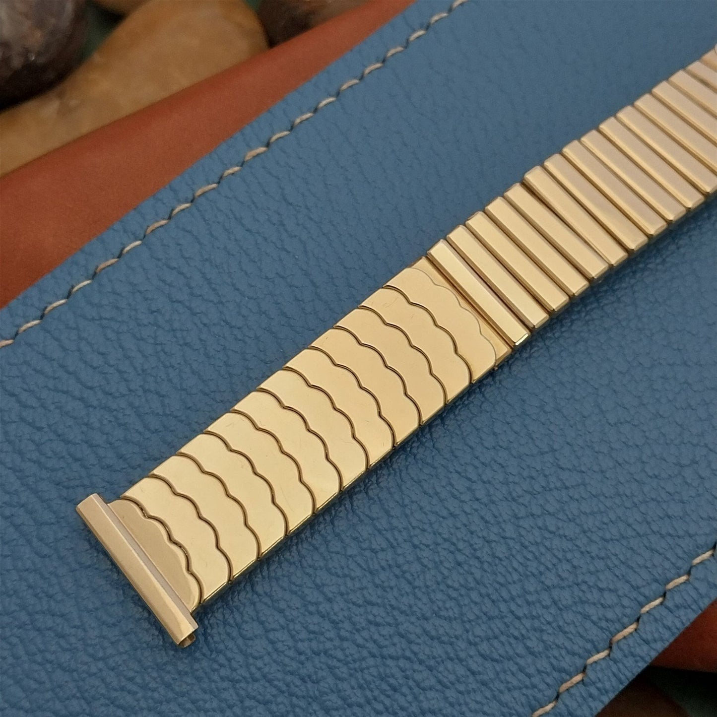 1959 10k Gold-Filled Short Riptide Speidel Expansion Unused Vintage Watch Band