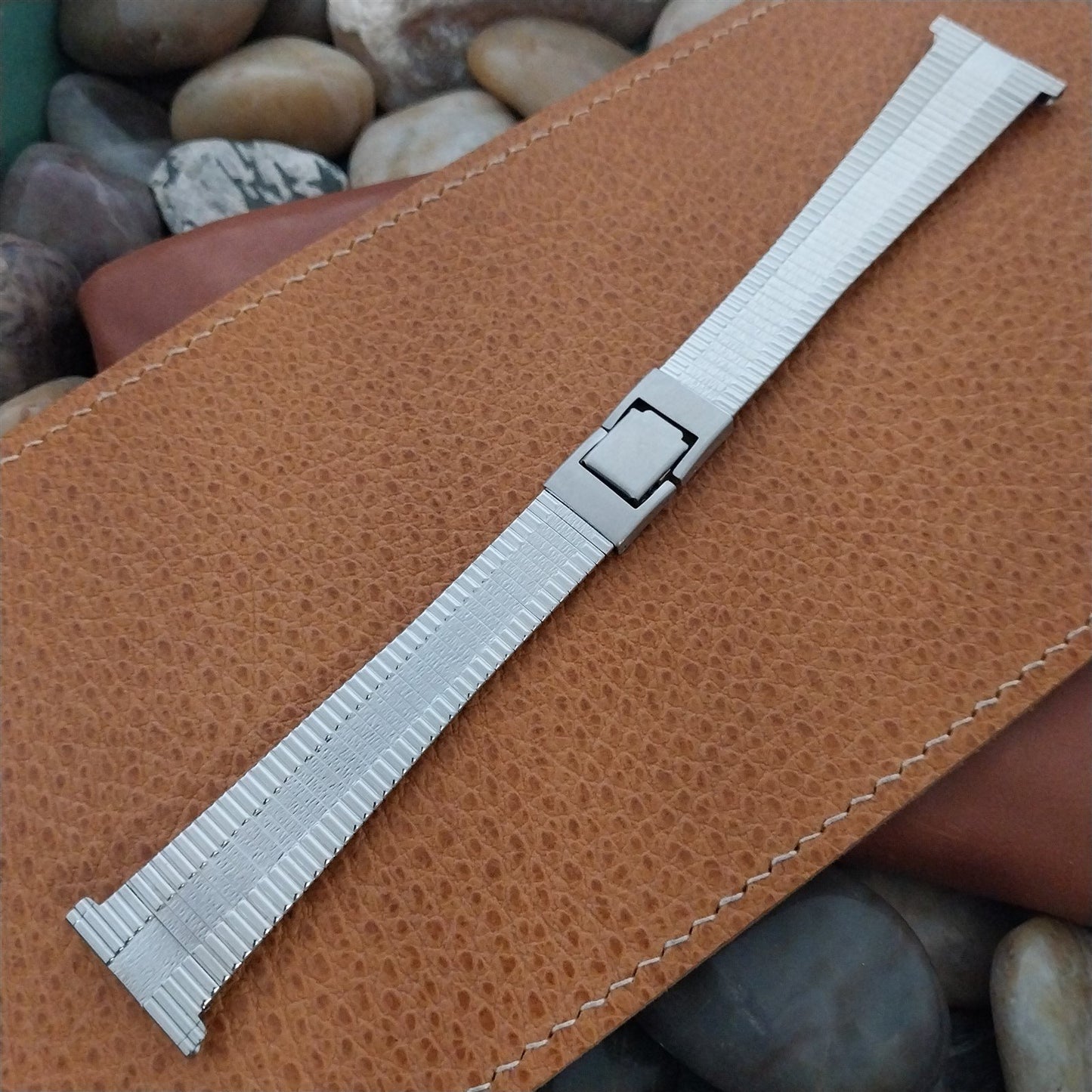 22mm 20mm 19mm Stainless Steel Kestenmade USA Unused 1960s Vintage Watch Band