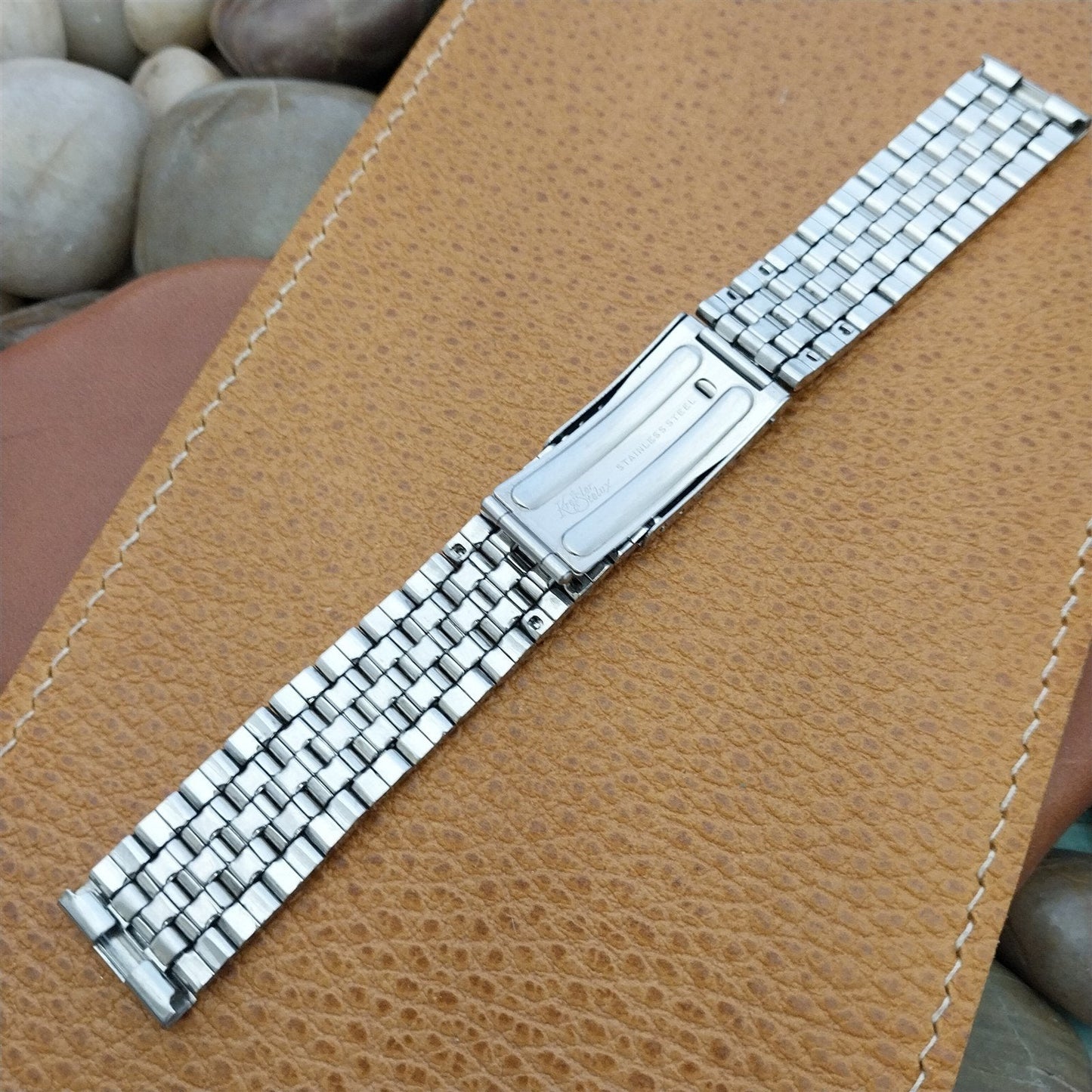 11/16" 17.2mm Kreisler Brick Link Classic Diver nos Vintage Watch Band