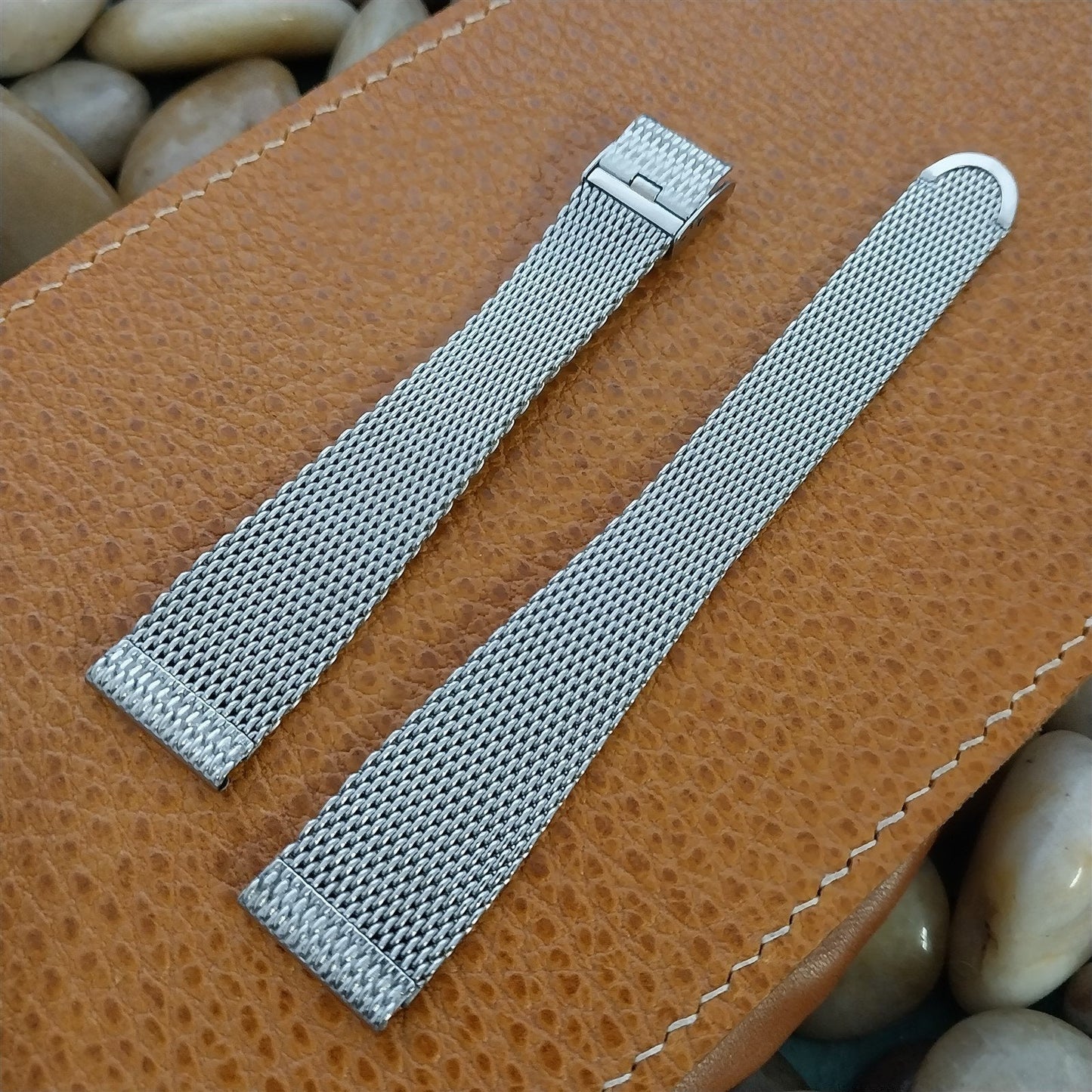 Vintage 11/16" Stainless Steel Mesh Classic 1960s Unused Kestenmade Watch Band