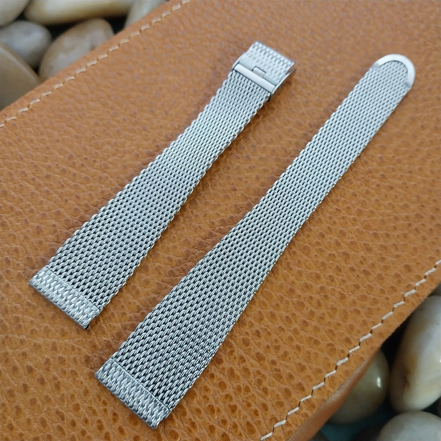 Vintage 11/16" Stainless Steel Mesh Classic 1960s Unused Kestenmade Watch Band