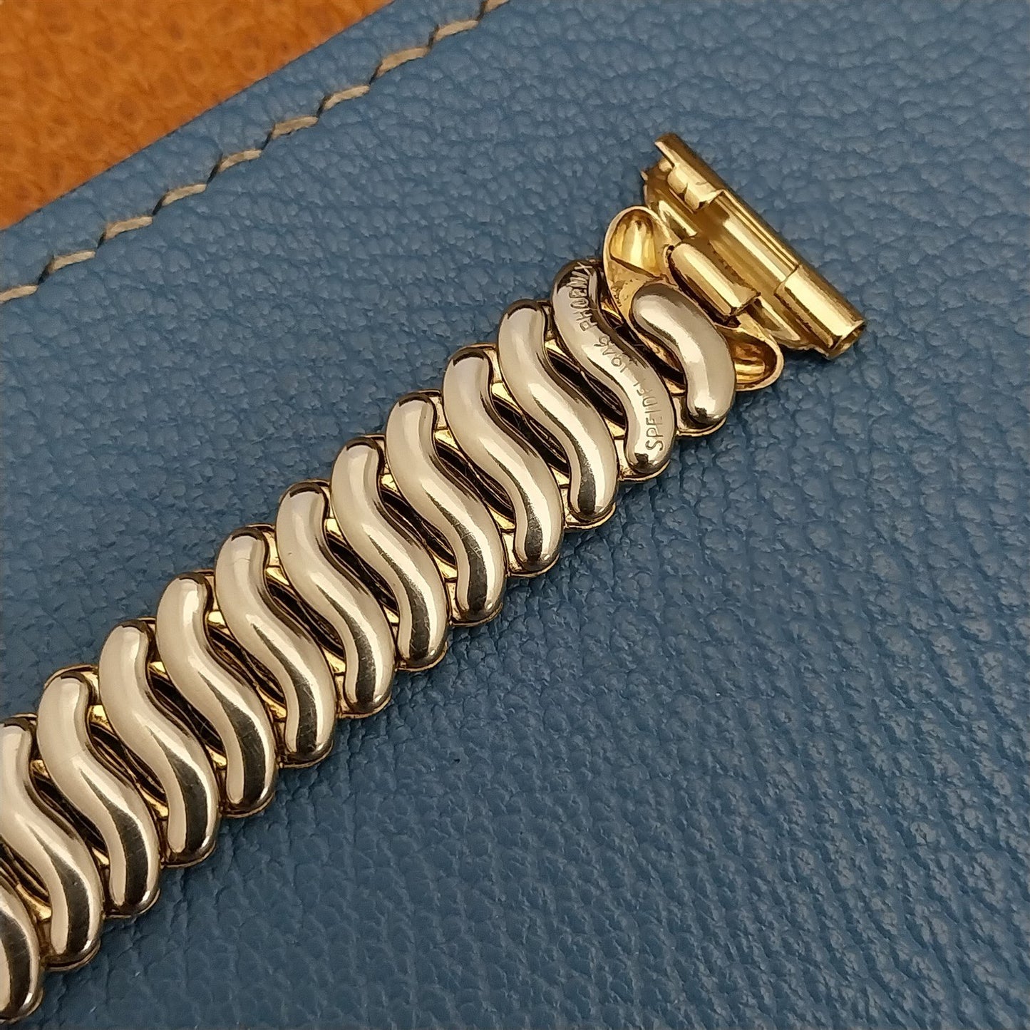1946 5/8" Speidel USA Phoenix 10k Yellow Gold-Filled nos Vintage Watch Band