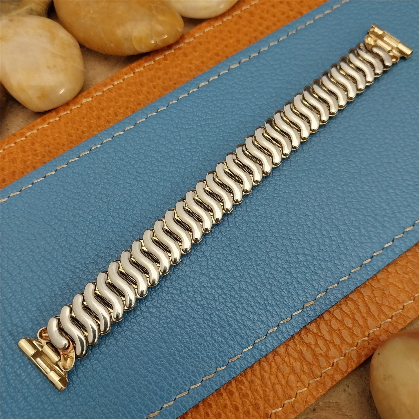 1946 5/8" Speidel USA Phoenix 10k Yellow Gold-Filled nos Vintage Watch Band