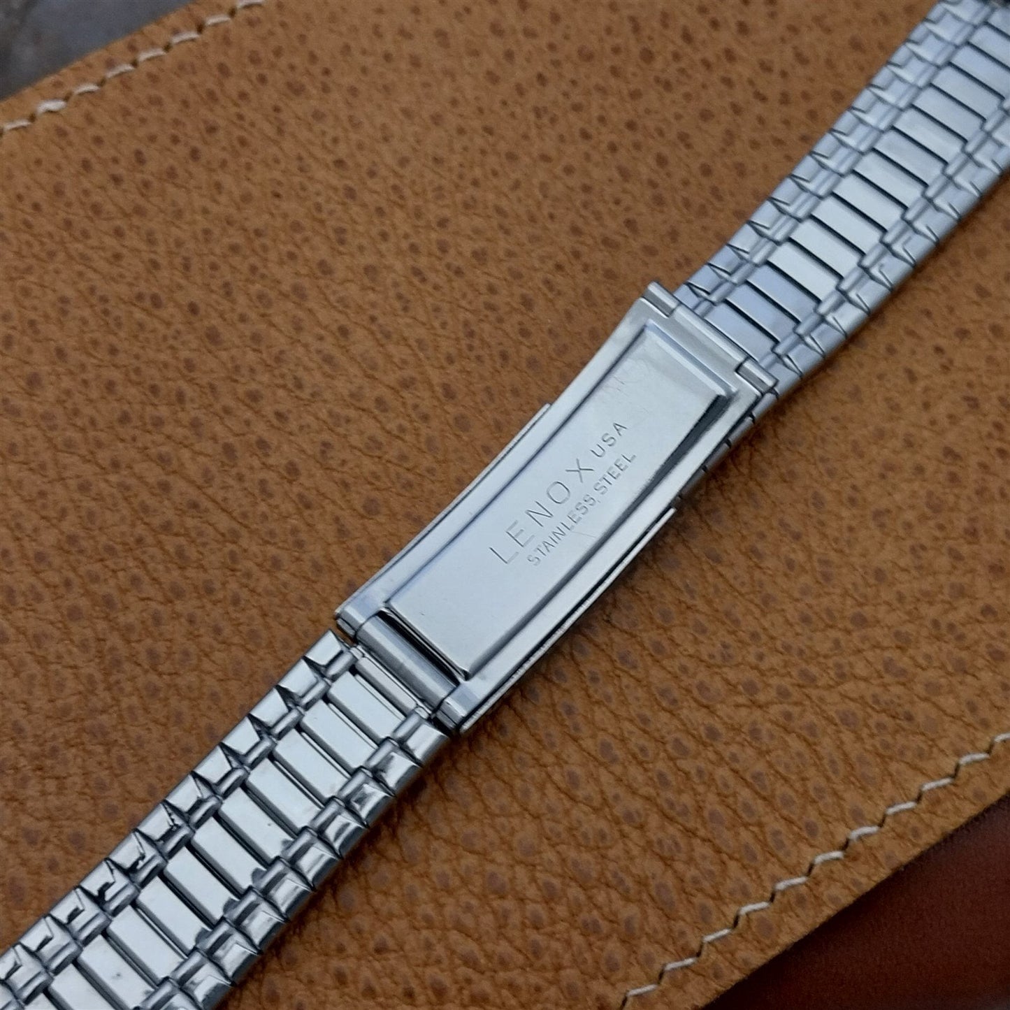 17.2mm Stainless Steel Classic 1960s Lenox nos Unused Vintage Watch Band