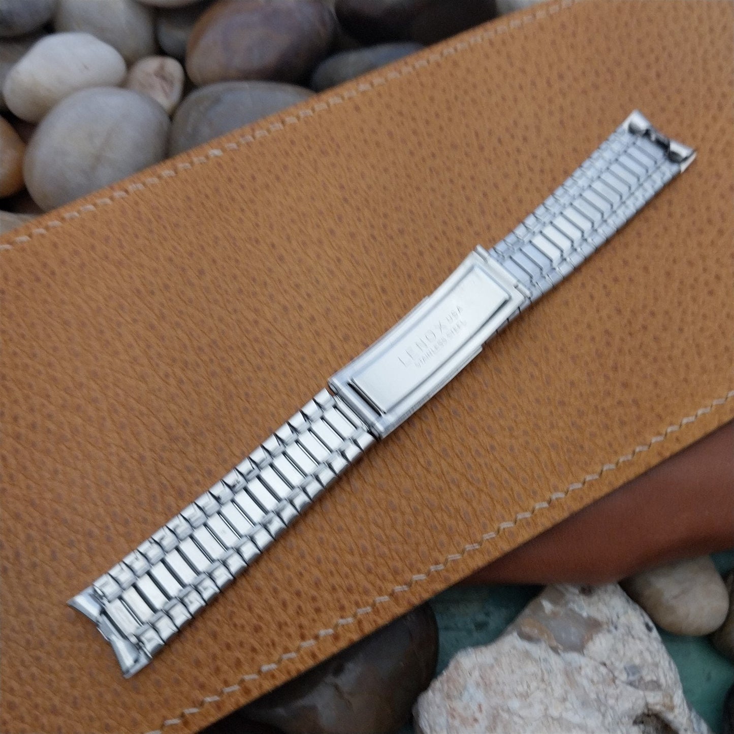 17.2mm Stainless Steel Classic 1960s Lenox nos Unused Vintage Watch Band