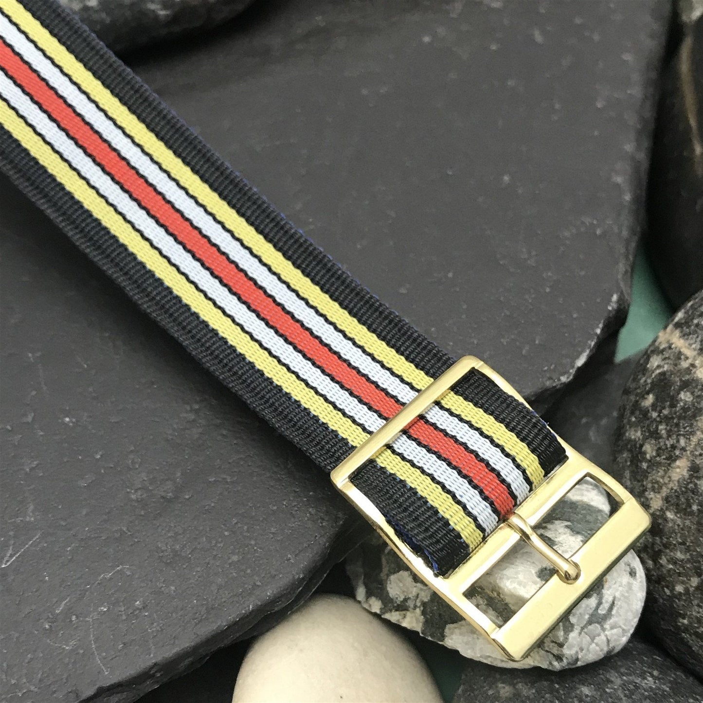 18mm Perlon 1960s/1970s Reversible Vintage Watch Band NOS Military Strap
