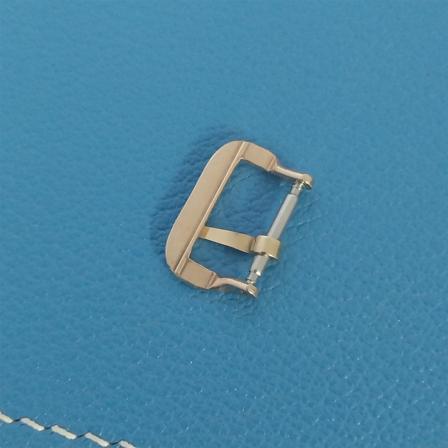 Vintage 14mm 9/16" 1940s-1950s Classic Yellow Gold-Tone Watch Band Buckle