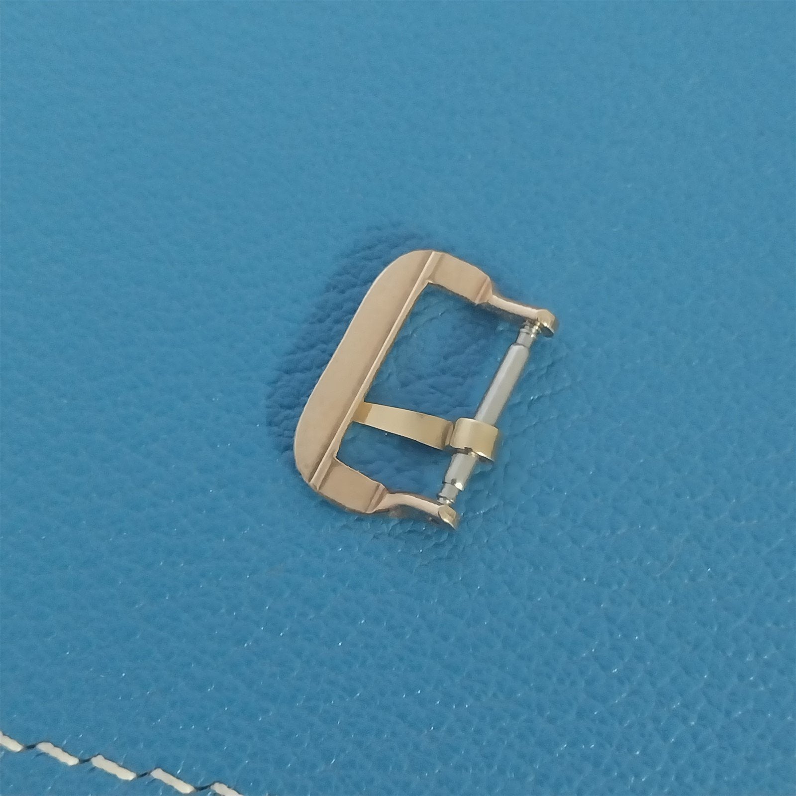 Vintage 14mm 9/16" 1940s-1950s Classic Yellow Gold-Tone Watch Band Buckle