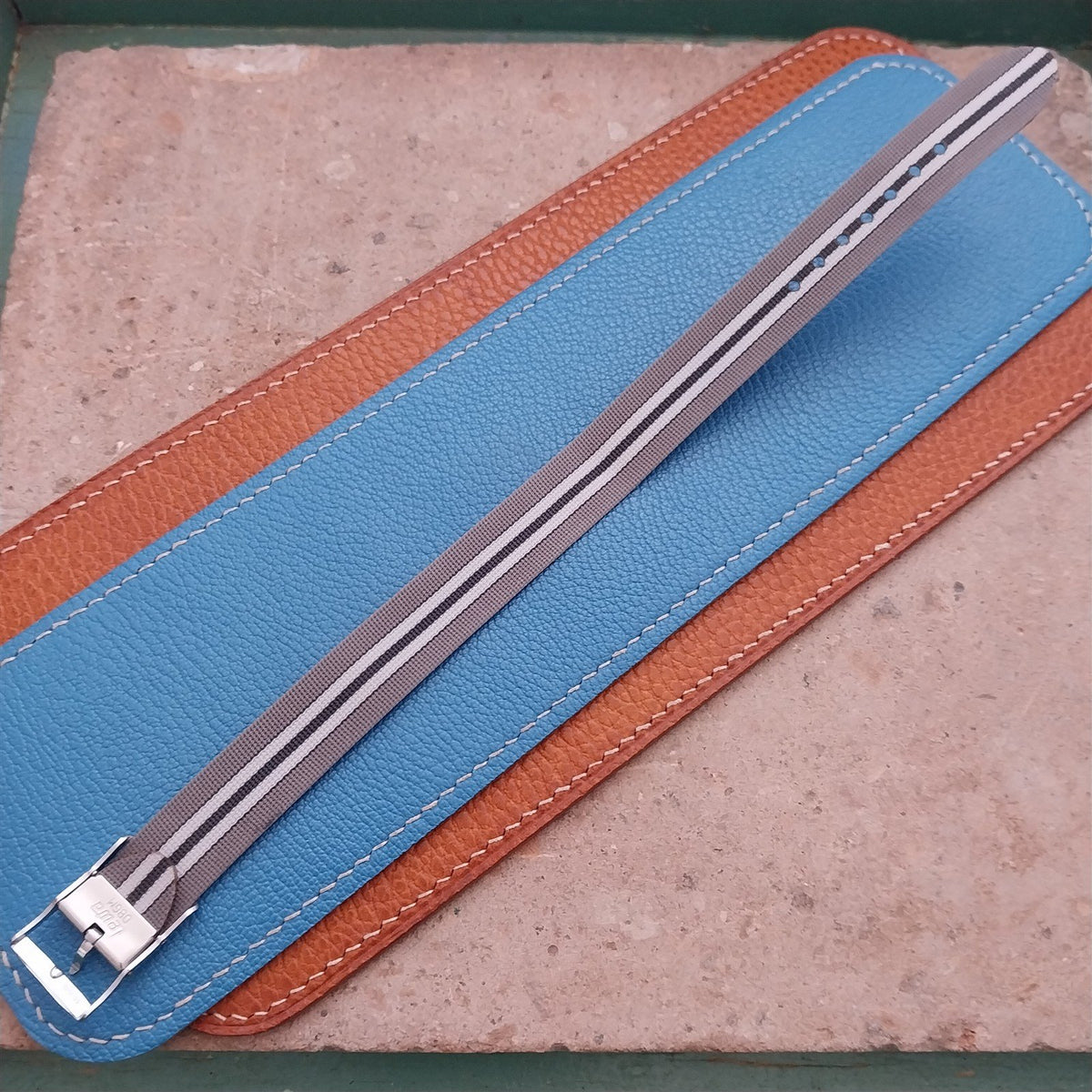 16mm Thick Perlon German Unused NOS Vintage Single Pass Watch Strap