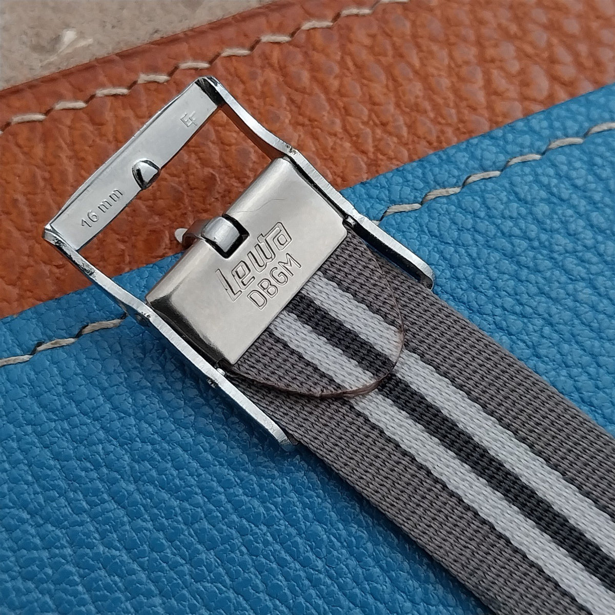 16mm Thick Perlon German Unused NOS Vintage Single Pass Watch Strap