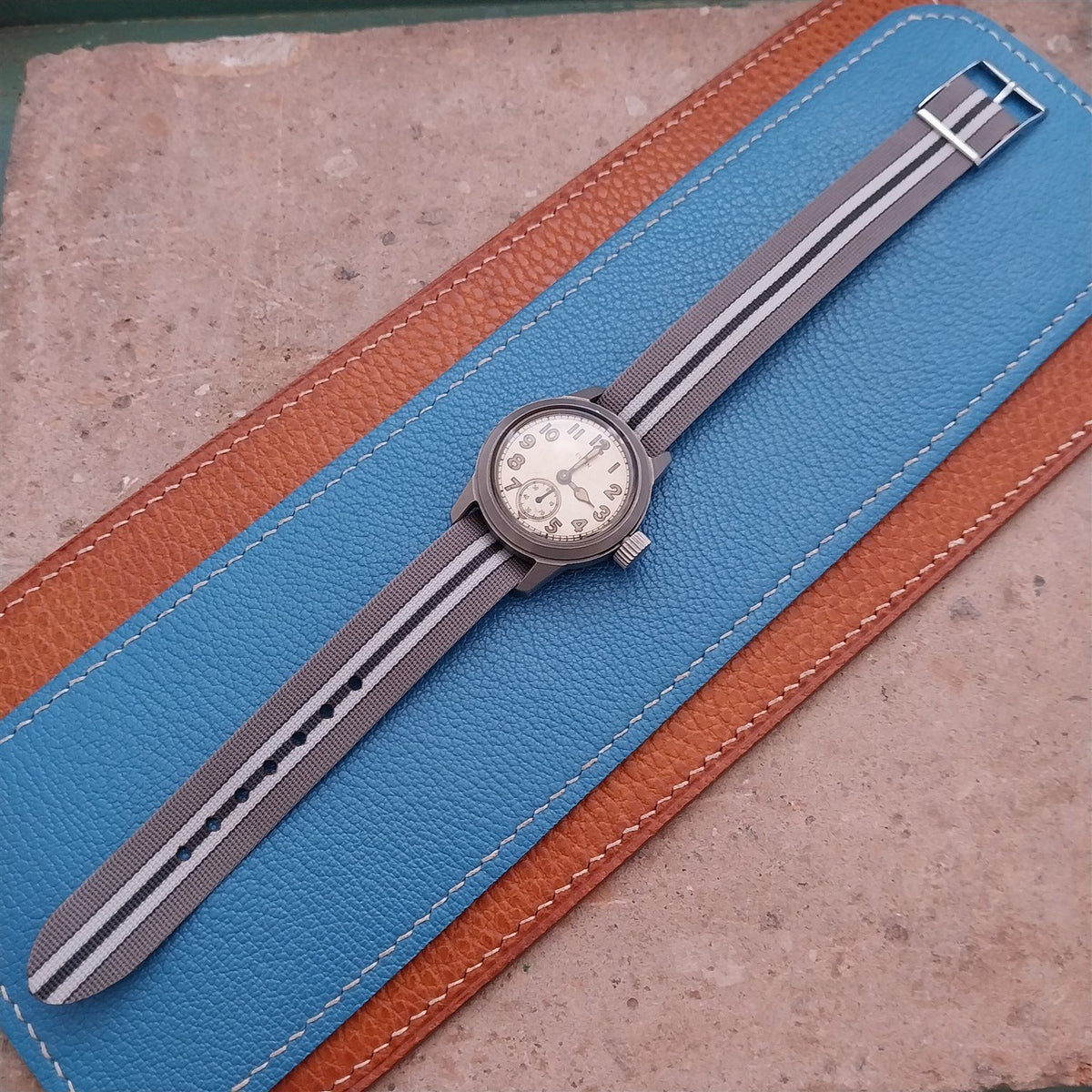 16mm Thick Perlon German Unused NOS Vintage Single Pass Watch Strap