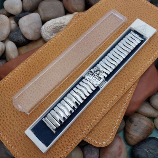 JB Champion USA Stainless Steel Unused 1960s Vintage Watch Band 18mm 16mm 19mm