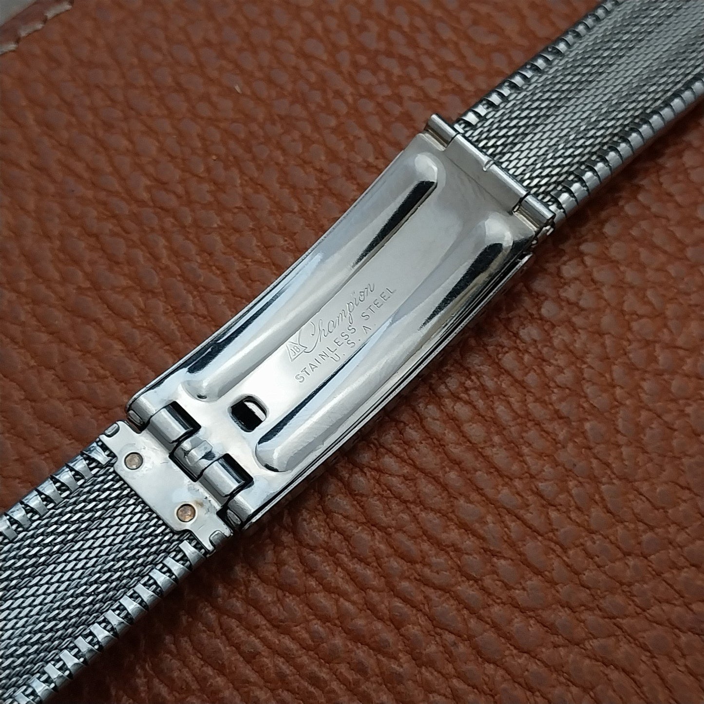 17mm 18mm 19mm JB Champion Stainless Steel Unused nos 1960s Vintage Watch Band