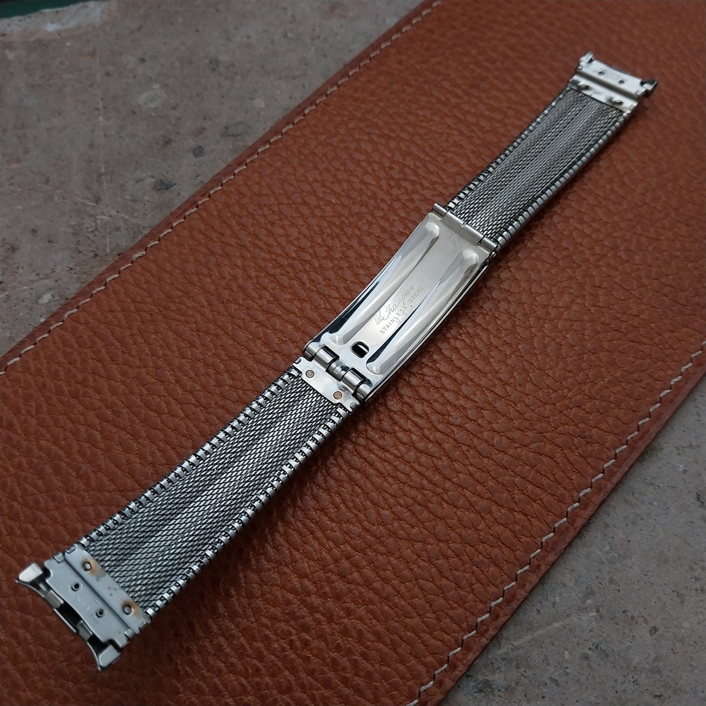 17mm 18mm 19mm JB Champion Stainless Steel Unused nos 1960s Vintage Watch Band