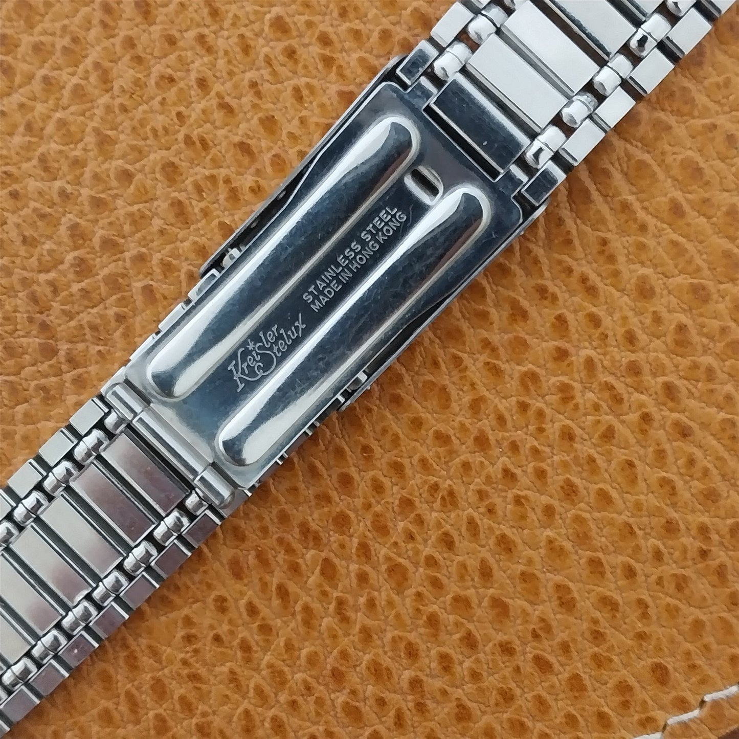 17.2mm 11/16 Stainless Steel nos 1960s Vintage Watch Band Kreisler Stelux