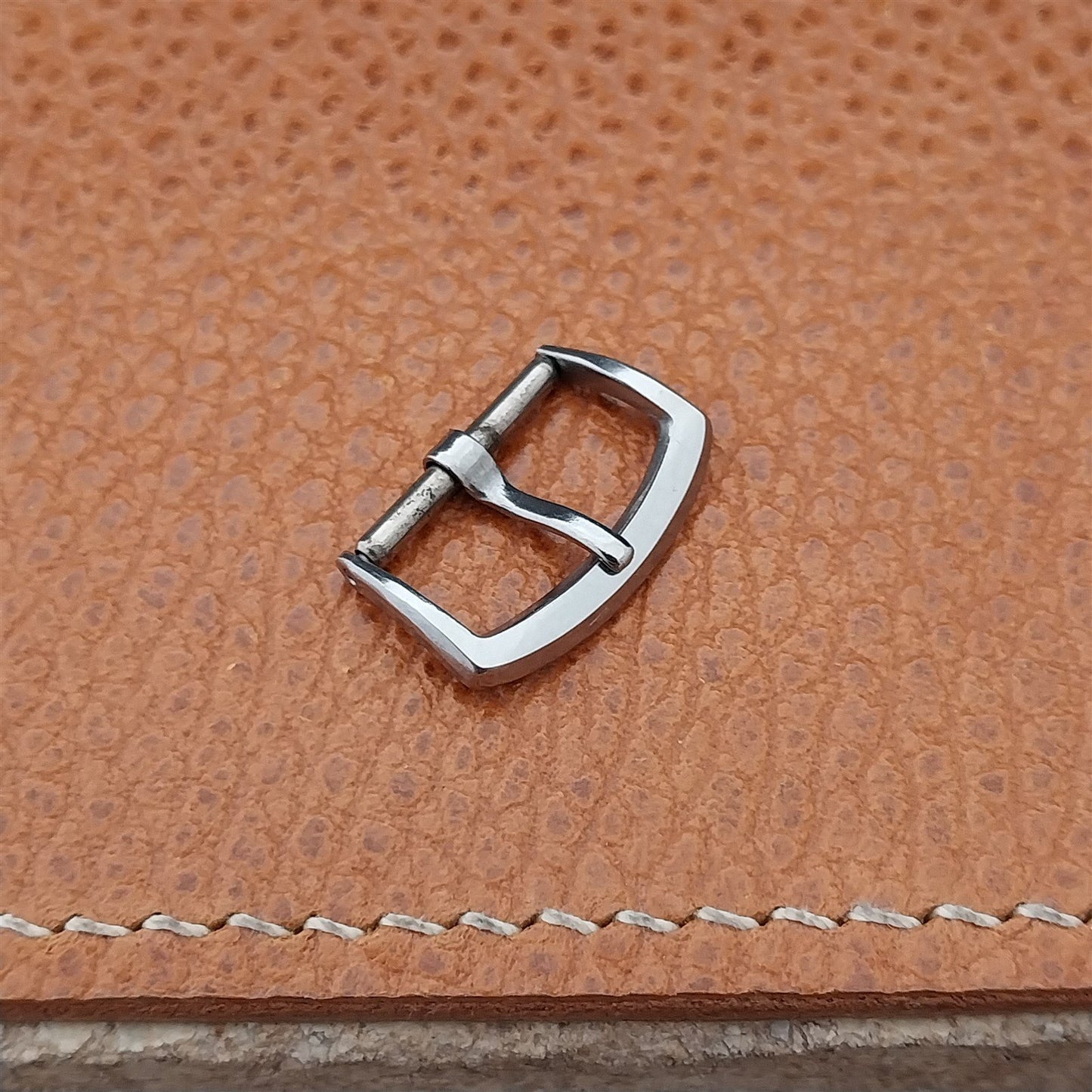 1950s 5/8" 16mm Solid Stainless Steel Classic Unused Vintage Watch Strap Buckle